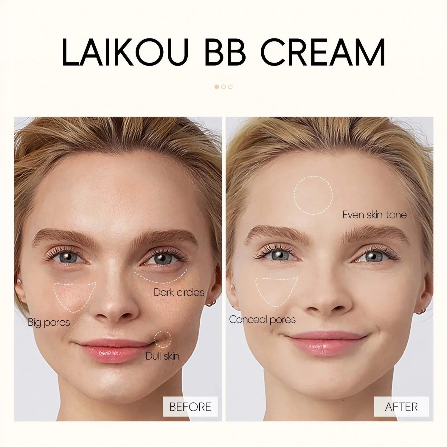 LAIKOU BB cream natural facial JohnyLeon