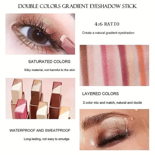 LAMEILA Two Color Gradient Eye Shadow Stick JohnyLeon